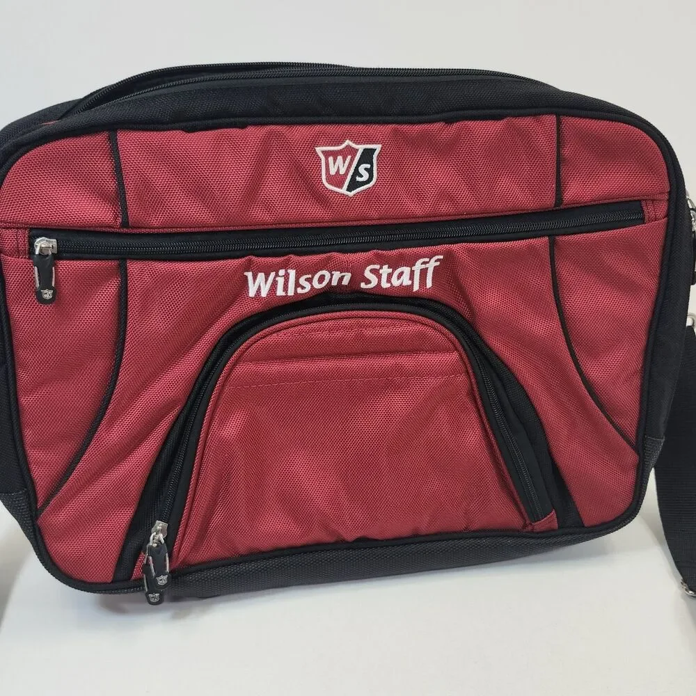 Wilson Staff Messenger Bag Crossbody Strap Golf Tennis Computer Laptop